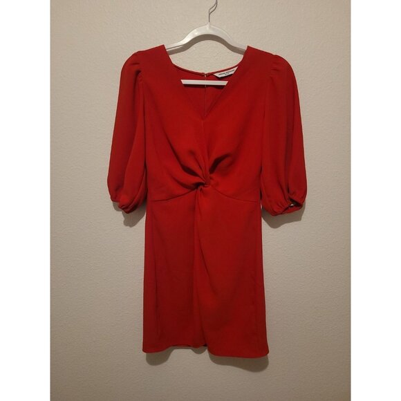 Amanda Uprichard Red Dress Women Size Small Timeless Classic Romantic - Picture 3 of 9